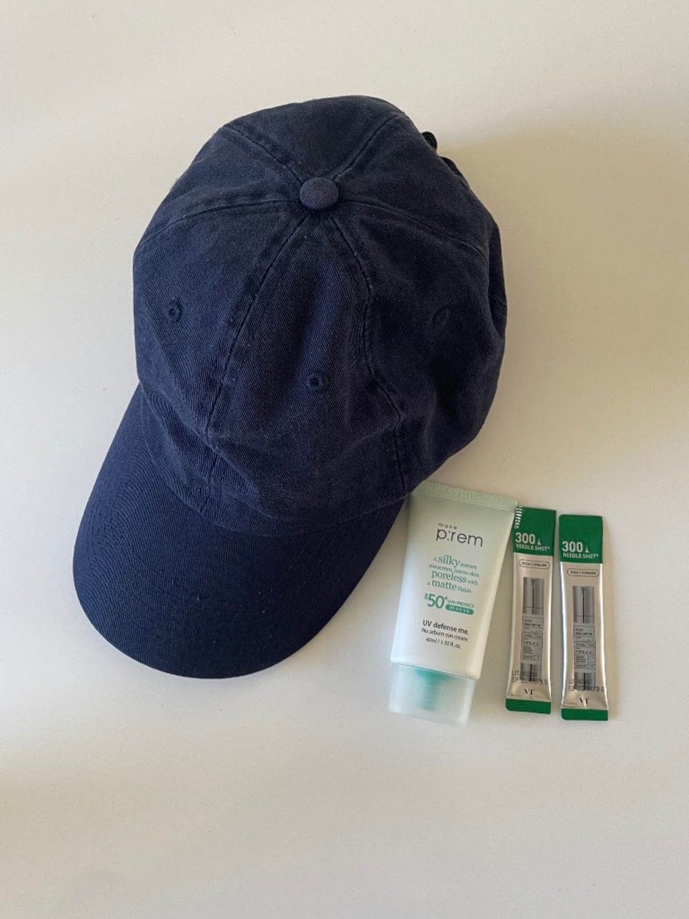 make p:rem “UV Defense Me” Sunscreen & John Galt Cap